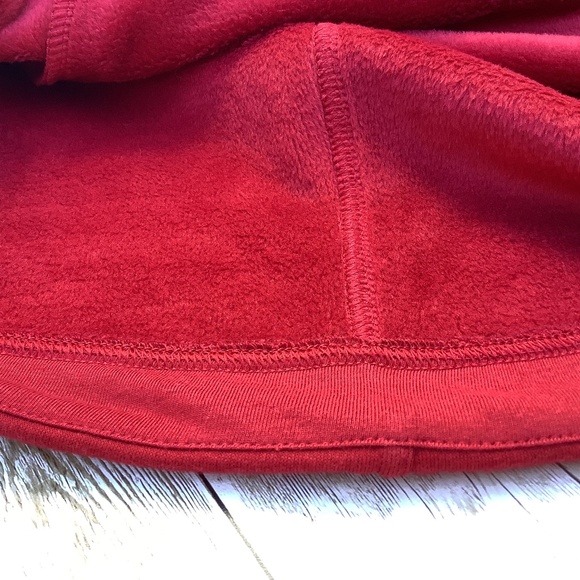 NWT Athleta Cozy Karma Asym Tunic Sweatshirt Dress size S Small Tall Red - Picture 13 of 15